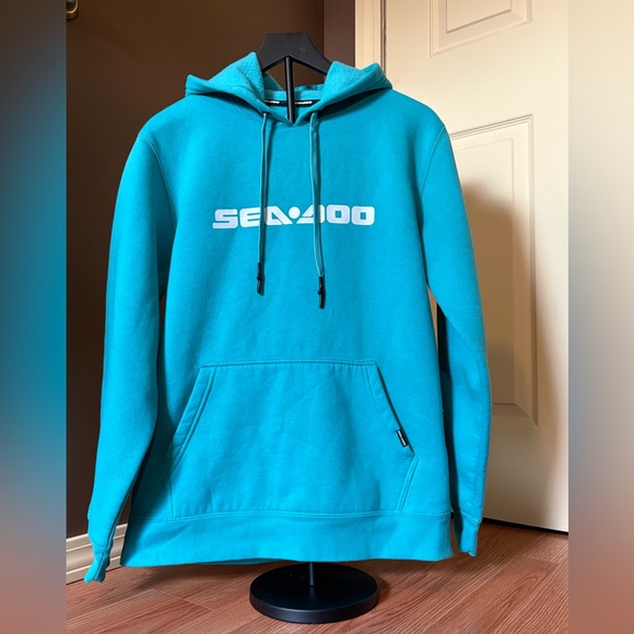 Seadoo Tops - Teal Hoodie for Women